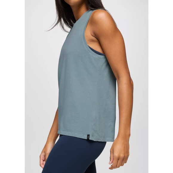 Prana Everyday Tank Women's Small Saltwater Standard Fit Regenerative Cotton - Picture 3 of 9